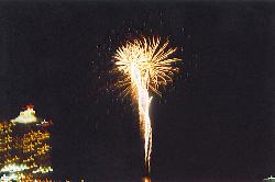 Fireworks in Savannah